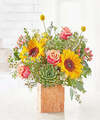 Image of Deluxe version for Sunflower Season Bouquet