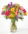 Image of Standard version for Make Their Day Bouquet - Deluxe with Vase - FedEx