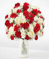 Image of Standard version for Winter Wishes Bouquet - Deluxe with Tree Vase - FedEx