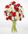 Image of Standard version for Winter Wishes Bouquet - Standard with Vase - FedEx