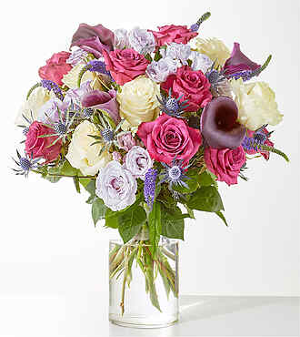 Garden Goddess Bouquet - Deluxe with Vase - FedEx - FE212D