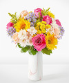 Image of Standard version for In Good Spirits Bouquet - Deluxe with Marble Vase - FedEx