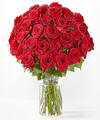 Image of Standard version for Three Times the Love Red Rose Bouquet - FedEx