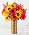 Image of Standard version for Sunset Dream Bouquet - Deluxe with Copper Vase - FedEx