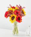 Image of Standard version for Sunset Dream Bouquet - Standard with Vase - FedEx