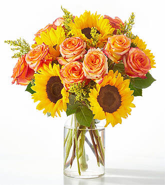 Amber Sunlight Bouquet - FedEx - FF219