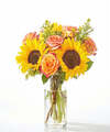 Image of Standard version for Amber Sunlight Bouquet - FedEx