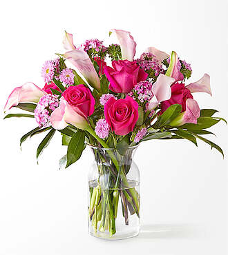 Deluxe Love on the Line Bouquet - FedEx - FV037D