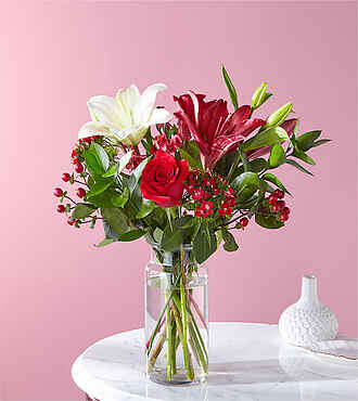 Scarlet Bliss Bouquet - FedEx