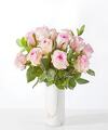 Image of Standard version for Fairytale Pink Rose Bouquet - 12 Roses with Marble Vase - FedEx