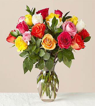Chromatic Rose Bouquet - FedEx - FW90-X