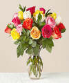 Image of Standard version for Chromatic Rose Bouquet - FedEx