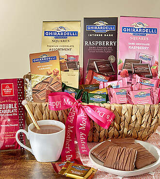 Ghirardelli Mother's Day Gift Basket - FedEx