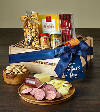 Father's Day Charcuterie Gift Crate - FedEx