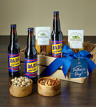 Nuts About Dad Root Beer and Nuts Gift Set - FedEx