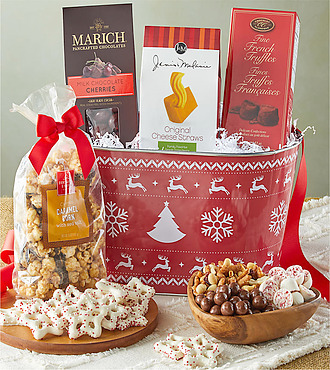 Sweet and Savory Gourmet Gift Basket - FedEx