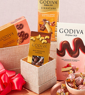 Love and Chocolate Godiva Gift Tower - FedEx