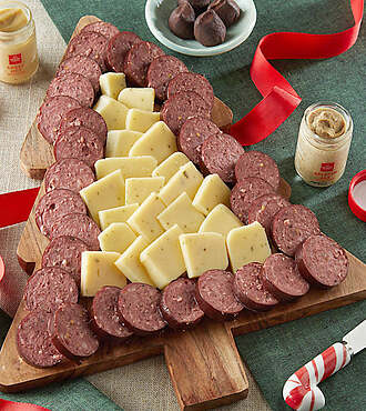 XXX Christmas Tree Charcuterie Board Gift Set - FedEx