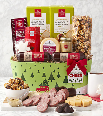 Here Comes Cheer Holiday Gift Basket - FedEx - G5248