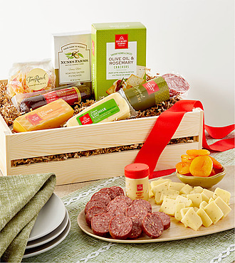 Meat & Cheese Charcuterie Gift Basket - FedEx - G709