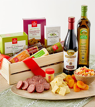 Meat and Cheese Charcuterie Gift Basket - Premium - FedEx - G710