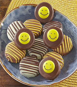 Belgian Chocolate Dipped Smile Sensation Oreo Cookies - FedEx - GE108