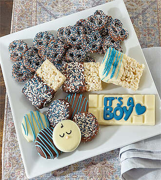 It's a Boy Belgian Chocolate Sampler - FedEx