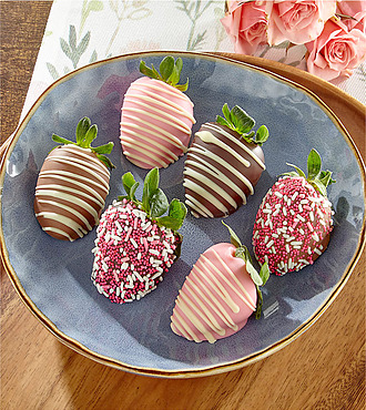 Mother's Day Belgian Chocolate Covered Strawberries - Half Dozen - FedEx - GE2128