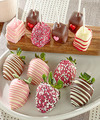 Image of Standard version for Mother's Day Belgian Chocolate Covered Strawberries and Cheesecake Pops - FedEx