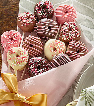 Mother's Day Belgian Chocolate Donut Pop Bouquet - FedEx - GE2133