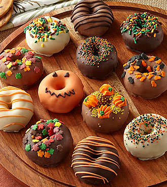 Belgian Fall Mini Chocolate Donuts - FedEx - GE2153