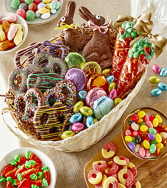 Pretzels with Sunshine Basket - FedEx - GE2213S