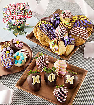 Mom Belgian Chocolate - Covered Berry Special Combo - FedEx