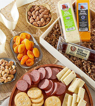 Savory Charcuterie Grazing Board Gift - Deluxe - FedEx - GE2301