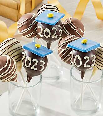New Grad Belgian Chocolate Cake Pops - FedEx