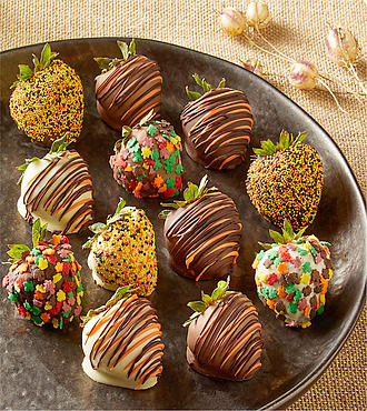 Fall Belgian Chocolate Covered Strawberries - FedEx
