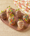 Image of Standard version for Fall Belgian Chocolate Covered Strawberries - 6 pieces - FedEx