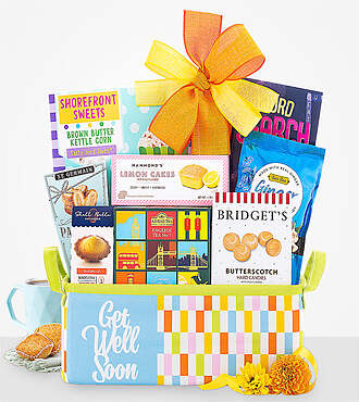 Get Well Soon Gift Basket - FedEx