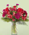 Image of Deluxe version for Velvet Stocking Bouquet