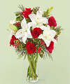 Image of Deluxe version for Sparkling Snowflakes Bouquet