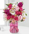 Image of Deluxe version for FTD Little Miracle Bouquet - Girl