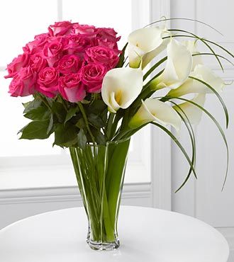 Irresistible Luxury Rose & Calla Lily Bouquet - 26 Stems