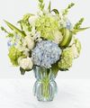 Image of Deluxe version for Superior Sights Luxury Bouquet - Blue and White