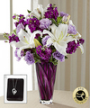 Image of Deluxe version for FTD Loving Thoughts Bouquet with Heart Pendant