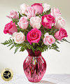 Image of Deluxe version for FTD Happy Spring Mixed Rose Bouquet