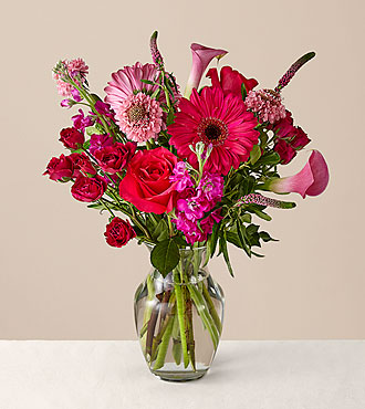 Ruby Rose and Calla Lily Mixed Bouquet - FedEx