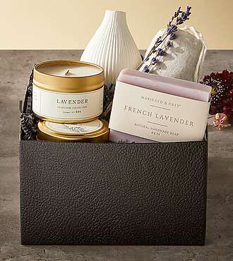 Marigold and Grey for FTD Luxury Spa Day Gift Box - FedEx