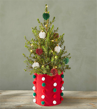 Merry and Bright Tiny Tree - FedEx