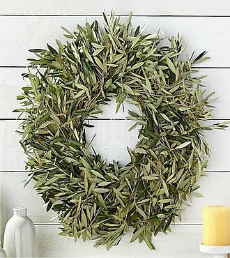 Welcome Home Olive Wreath - FedEx