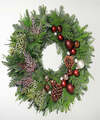 Image of Standard version for Juniper Berry Wreath - FedEx